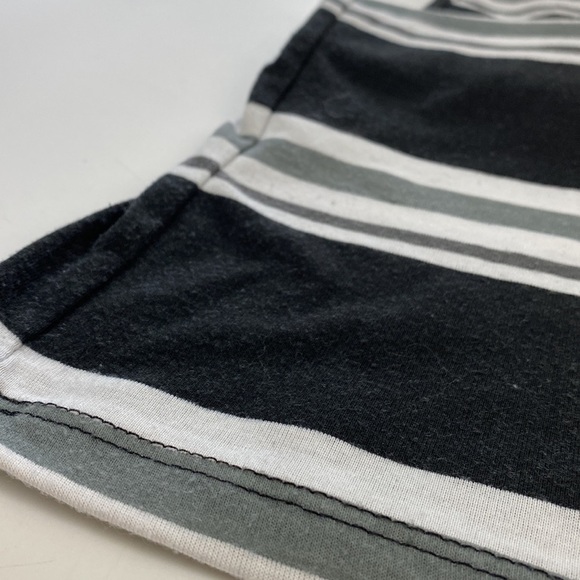 Striped Black and White Maxi Dress - Picture 14 of 16